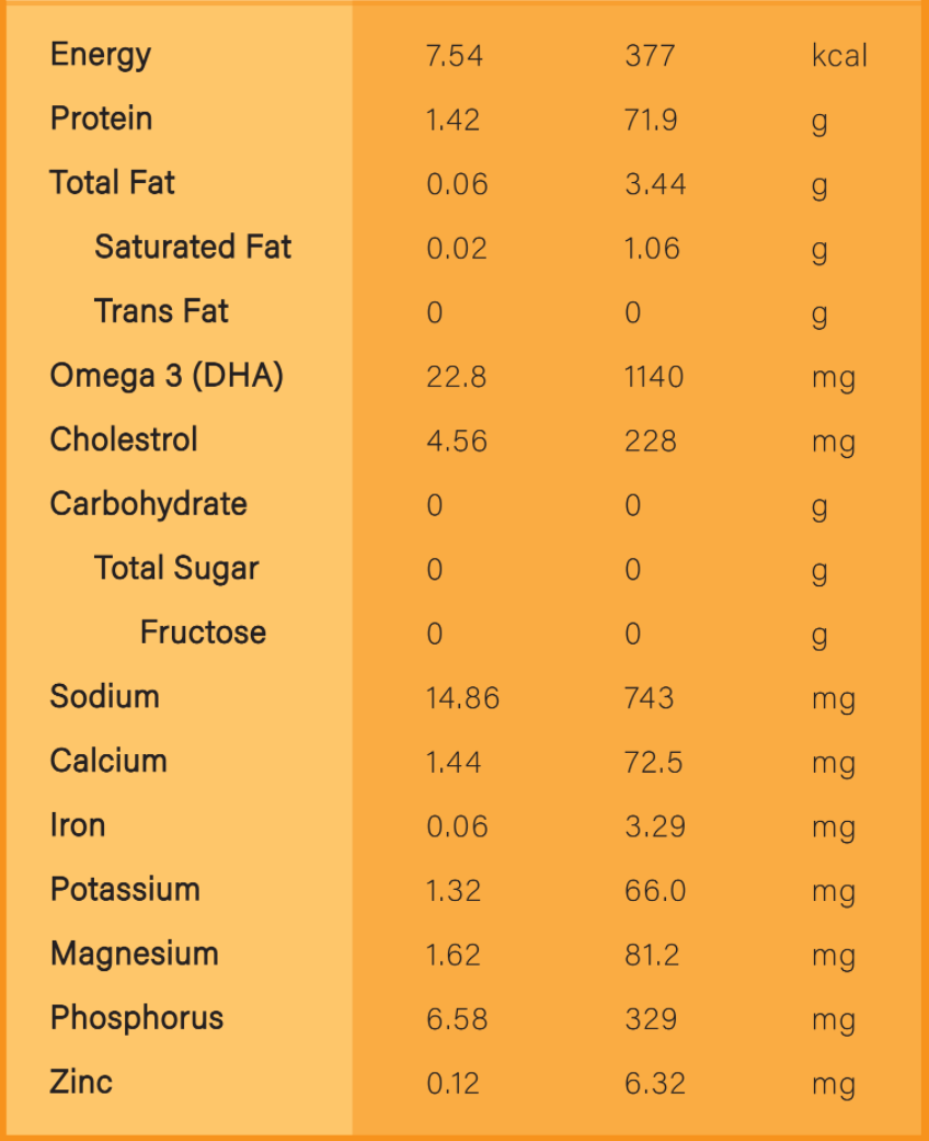 Scallop Powder Nova Bottle (70g)